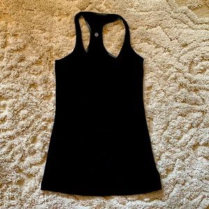 Black cool racerback tank